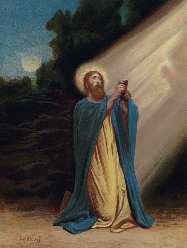 Kristus i trädgården, Getsemane av Philip Richard Morris