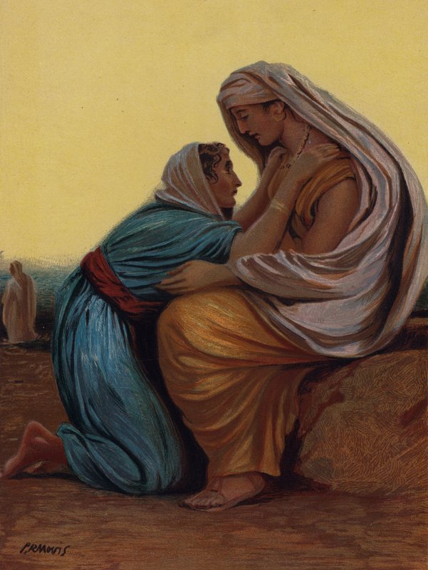 Rut och Naomi av Philip Richard Morris