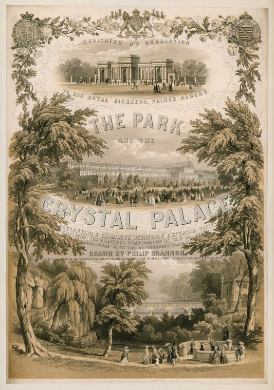 Parken och Crystal Palace av Philip Brannon