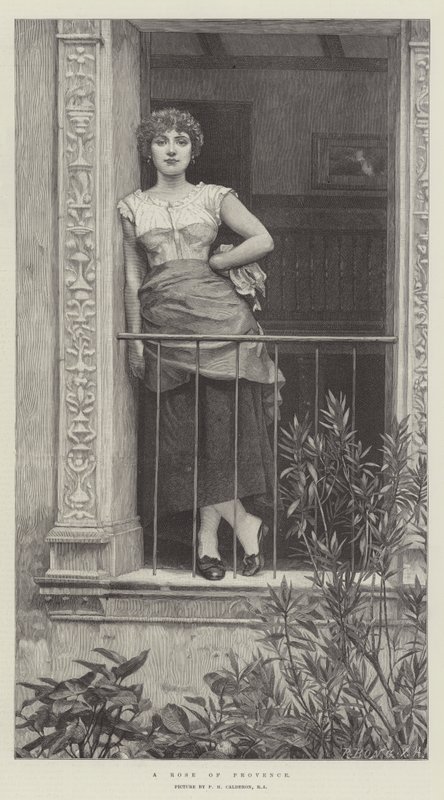 En ros från Provence av Philip Hermogenes Calderon
