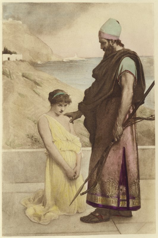 En fånge av Spear and Arrows av Philip Hermogenes Calderon