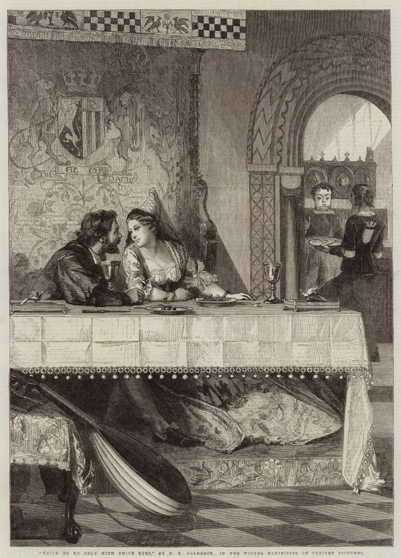 Drick till mig bara med dina ögon av Philip Hermogenes Calderon