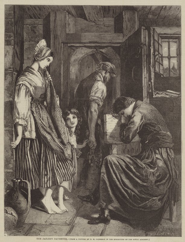 The Jailers Daughter  av Philip Hermogenes Calderon
