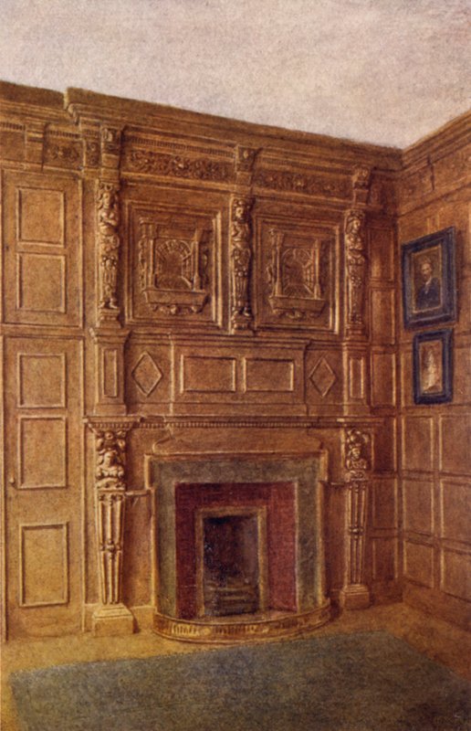 Skorstensstycke och en del av Room at No 4 Coleman Street, 1892 av Philip Norman