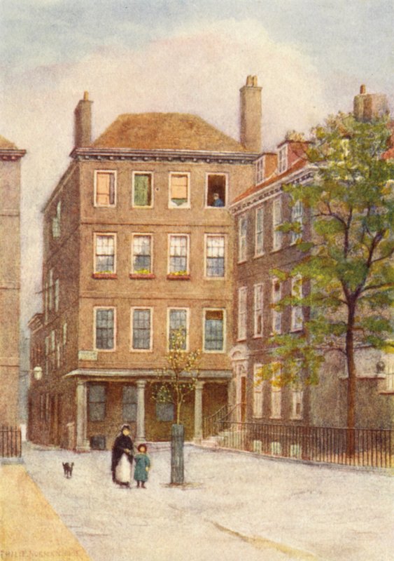 No 15 Grays Inn Square från Field Court, 1904 av Philip Norman