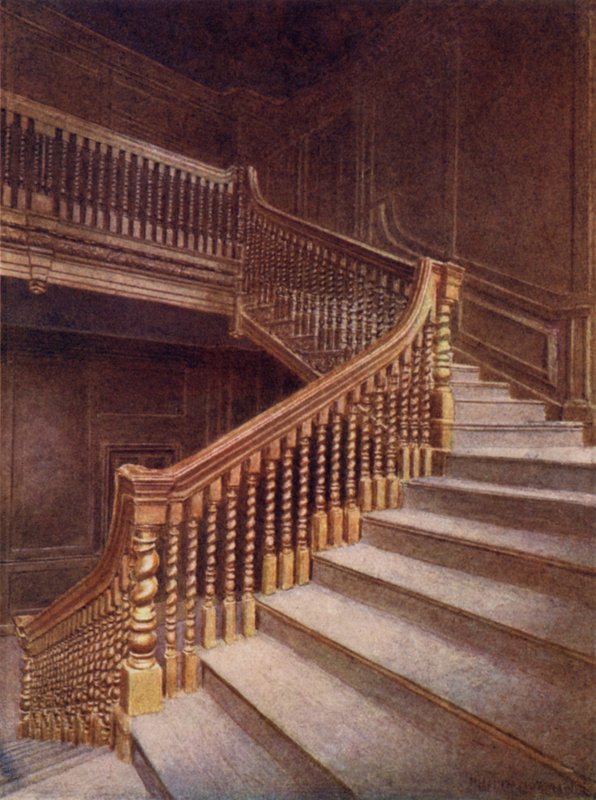 Trappa till nr 10 Austin Friars, 1895 av Philip Norman