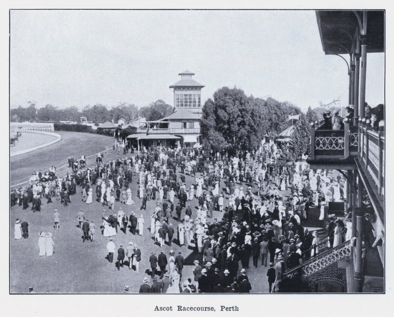 Ascot Racecourse, Perth (s/v foto) av Photographer Australian