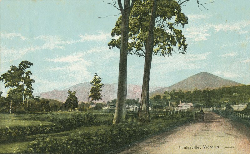 Healesville, Victoria, Australien (färgat foto) av Photographer Australian