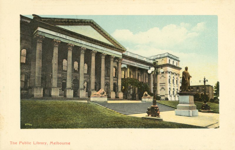 Melbourne Public Library, Victoria, Australien (foto) av Photographer Australian
