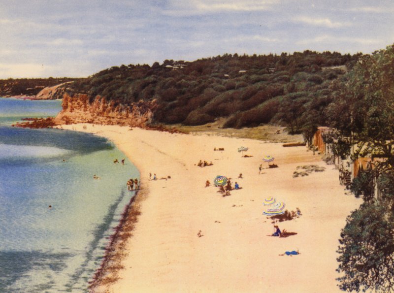 Mornington Beach (färgfoto) av Photographer Australian