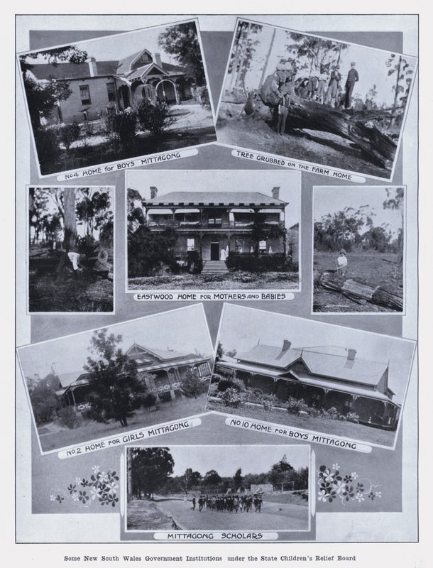 Några statliga institutioner i New South Wales under State Children