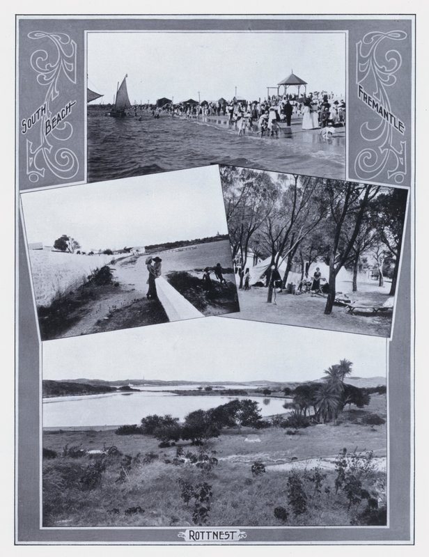 South Beach, Fremantle, Rottnest (s/v foto) av Photographer Australian