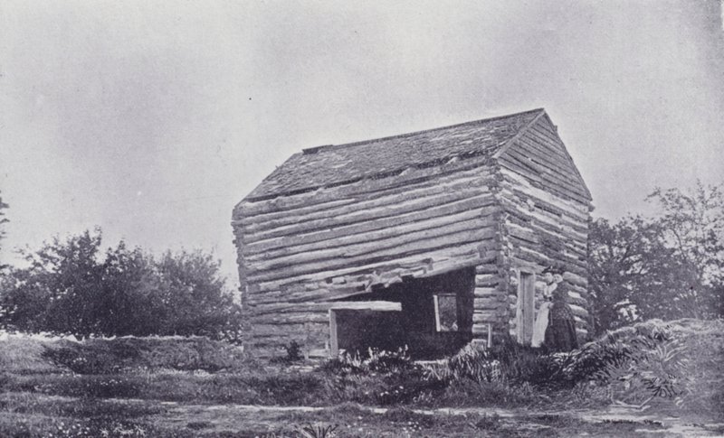 Kanada: First Council House of Six Nations Indians, Brantford (s/v foto) av Photographer Canadian