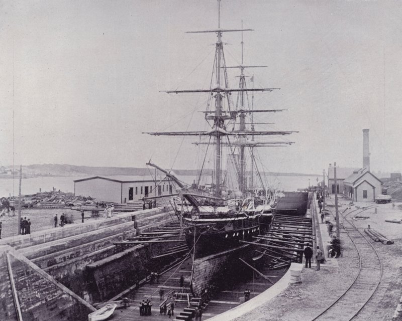 Kanada: HMS "Canada" (s/v foto) av Photographer Canadian