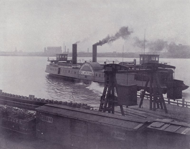Kanada: Transfer Steamer mellan Windsor och Detroit (s/v foto) av Photographer Canadian