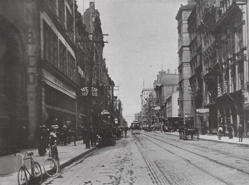King Street, Toronto (s/v foto) av Photographer Canadian