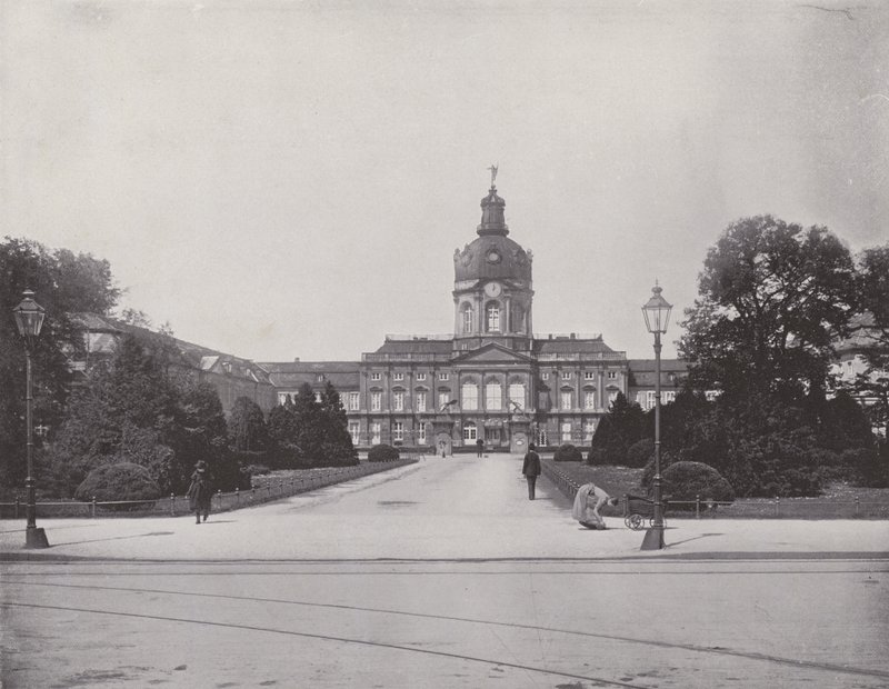 Charlottenburg, City Palace (s/v foto) av Photographer German