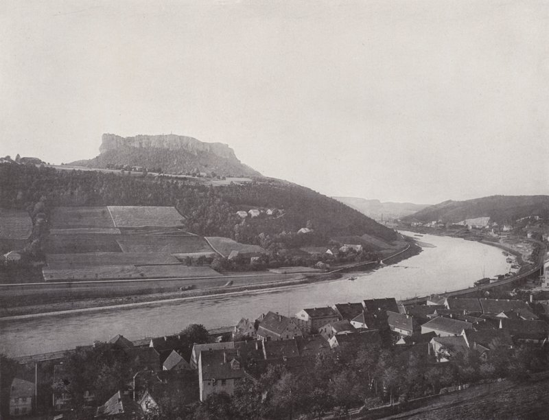 Lilienstein (s/v foto) av Photographer German