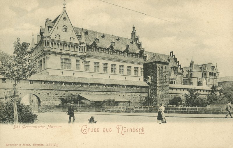 Germanisches Nationalmuseum, Nürnberg (s/v foto) av Photographer German