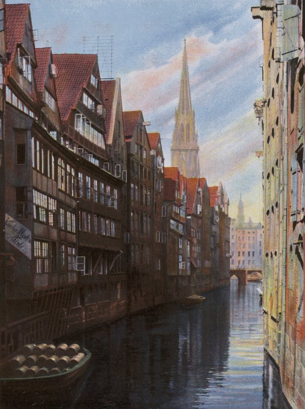 Hamburg: Flotta nära Groningerstrasse (foto) av Photographer German