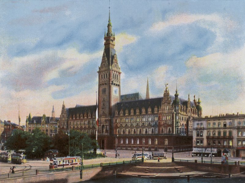 Hamburg: Stadshuset (foto) av Photographer German