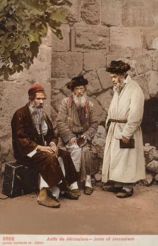 Judarna i Jerusalem (foto) av Photographer German