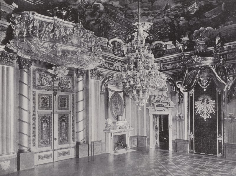 Konigliches Schloss, Thronsaal (s/v foto) av Photographer German