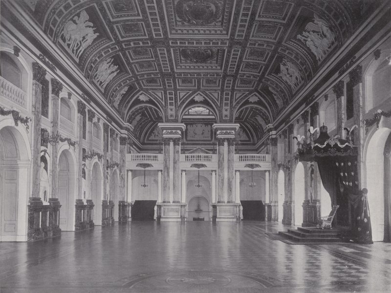Royal Palace, White Hall (s/v foto) av Photographer German