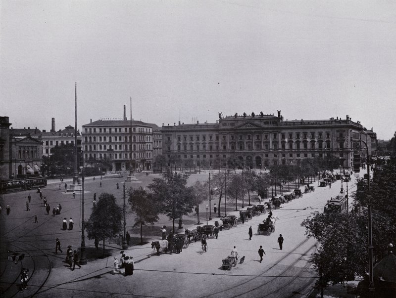 Leipzig: Augustusplatz (s/v foto) av Photographer German