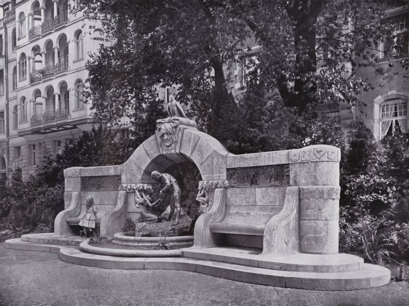 Leipzig: Marchenbrunnen (s/v foto) av Photographer German