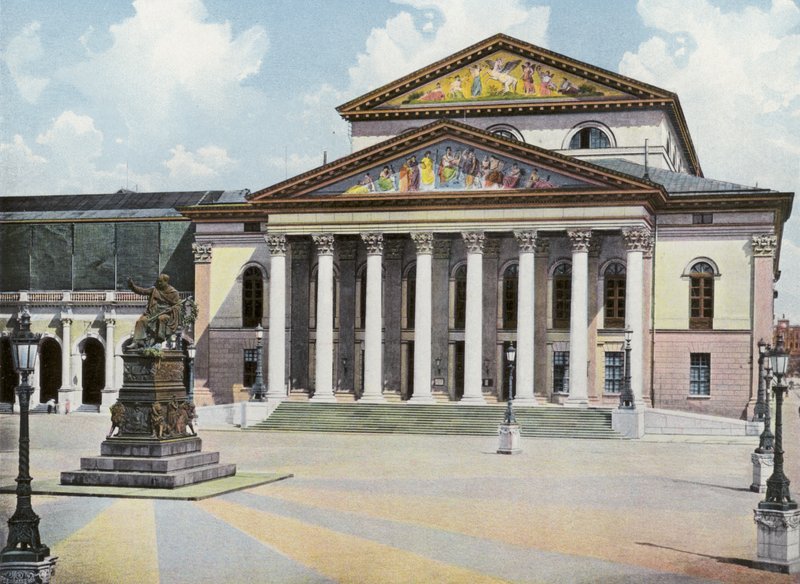 München/München: Kungliga hovet OCH Nationalteatern (foto) av Photographer German