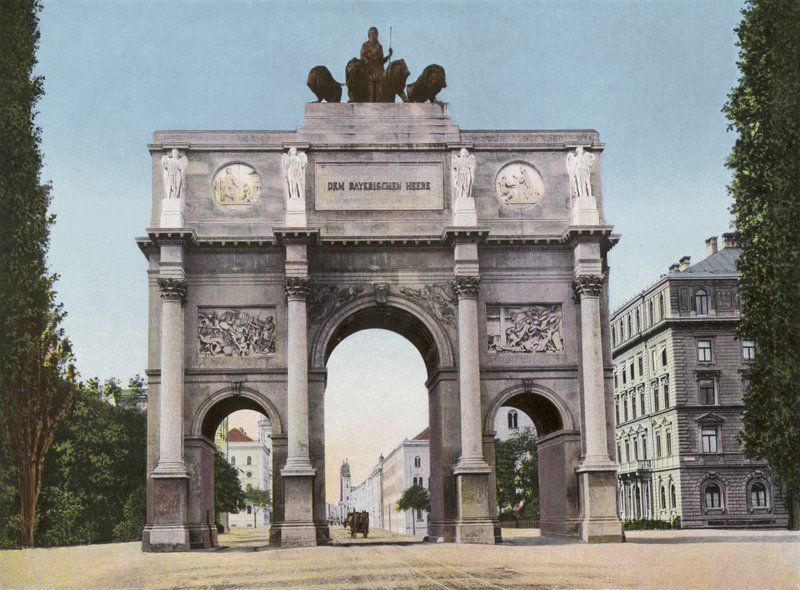 München/München: Siegestor (foto) av Photographer German