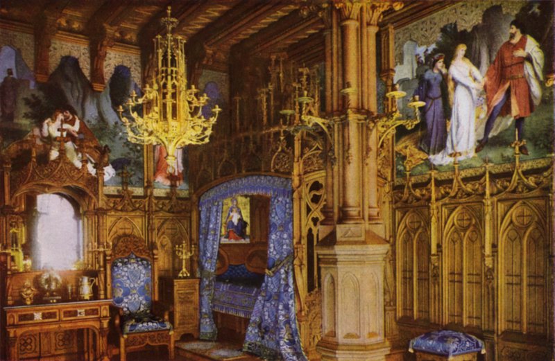Neuschwanstein slott: sovrum (foto) av Photographer German