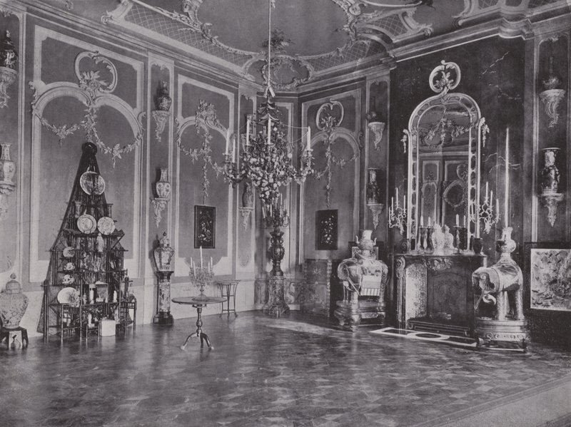 Potsdam, New Palace, Japanese Salon (s/v foto) av Photographer German