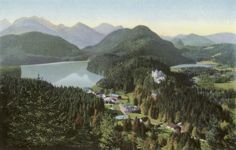 Hohenschwangau slott V D Jugend (foto) av Photographer German