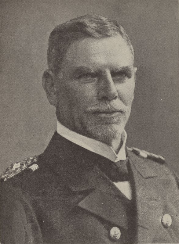 Viceamiral Maximilian von Spee, befälhavare för den tyska marinens östasiatiska skvadron under första världskriget (s/v foto) av Photographer German