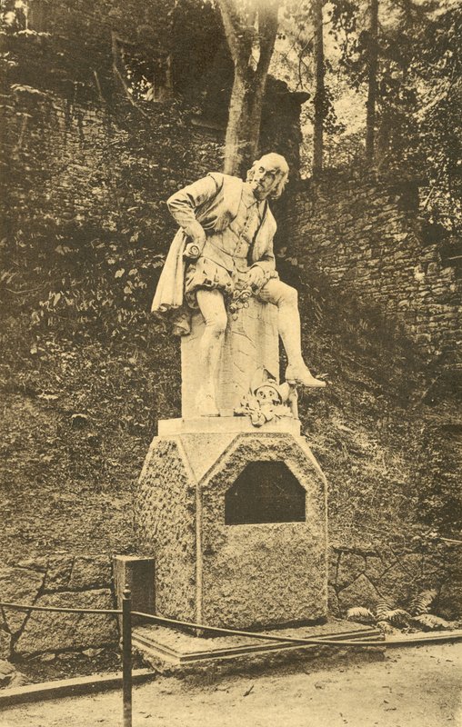 William Shakespeare-monumentet, Weimar (s/v foto) av Photographer German