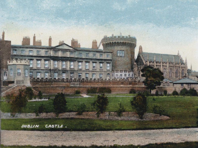 Dublin Castle (färgfoto) av Photographer Irish