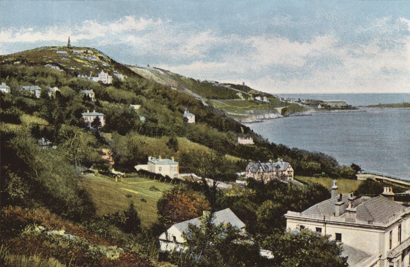 Irland: Killiney, County Dublin (färgat foto) av Photographer Irish