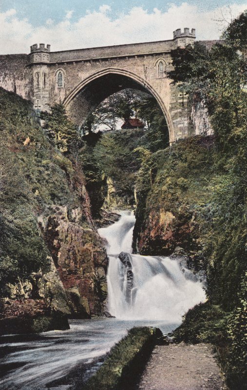Irland: Poulaphouca, County Wicklow (färgat foto) av Photographer Irish