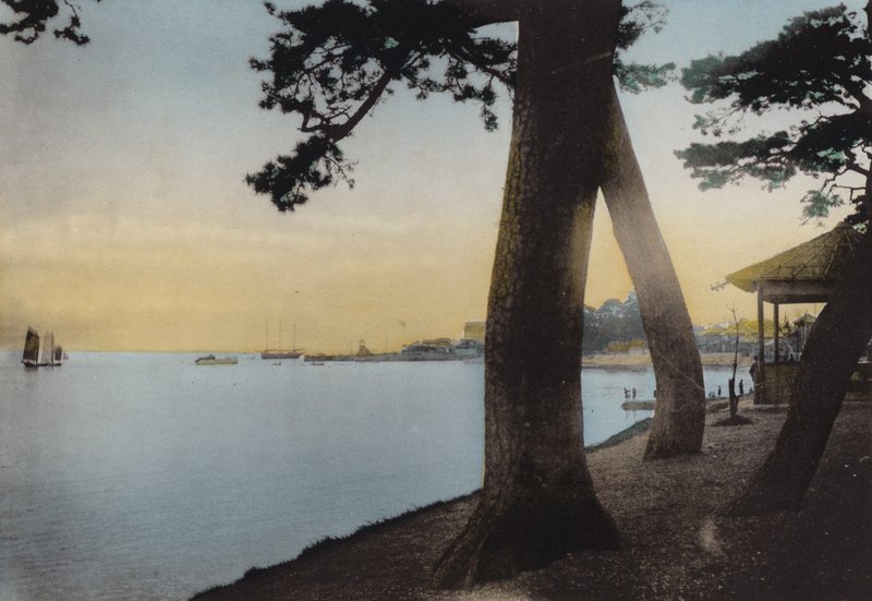 Japan, Ki. 1912: When Mike Near (Foto) av Photographer Japanese