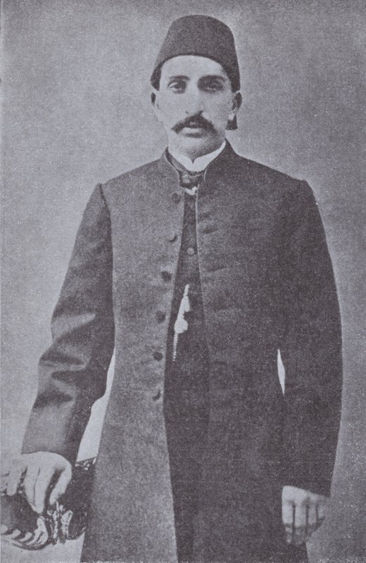 Abdul Hamid II, Sultan av det osmanska riket, störtad av ungturkarna 1909 (s/v foto) av Photographer Turkish