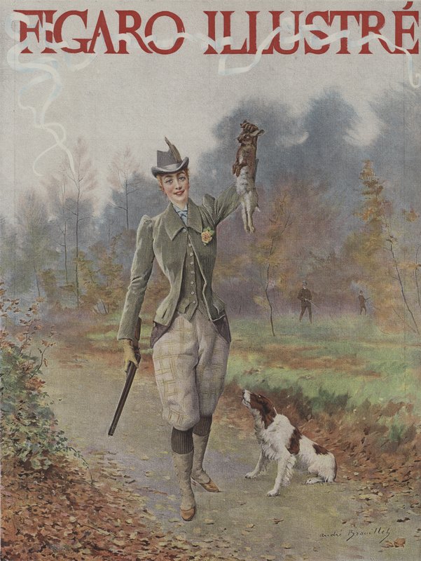 Omslag till Le Figaro Illustre, november 1891 av Pierre Andre after Brouillet