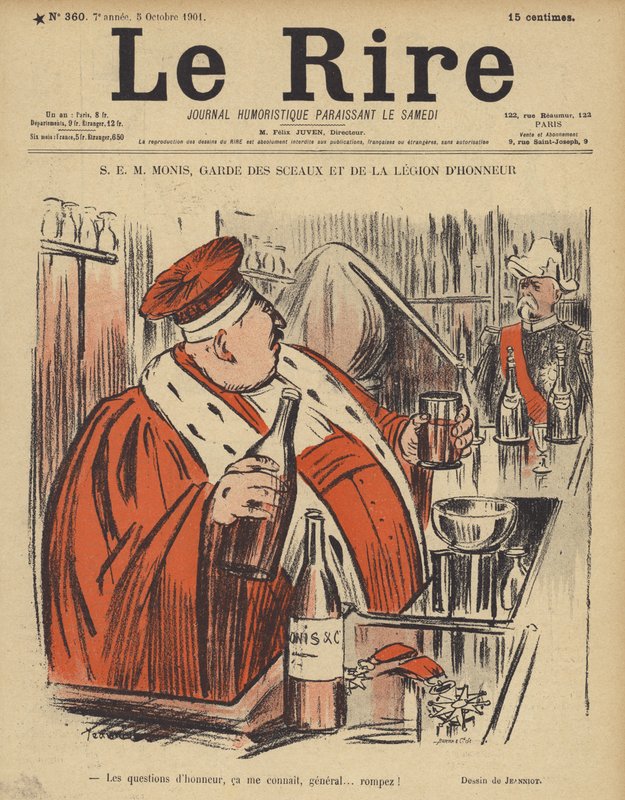 Illustration för Le Rire av Pierre Georges Jeanniot