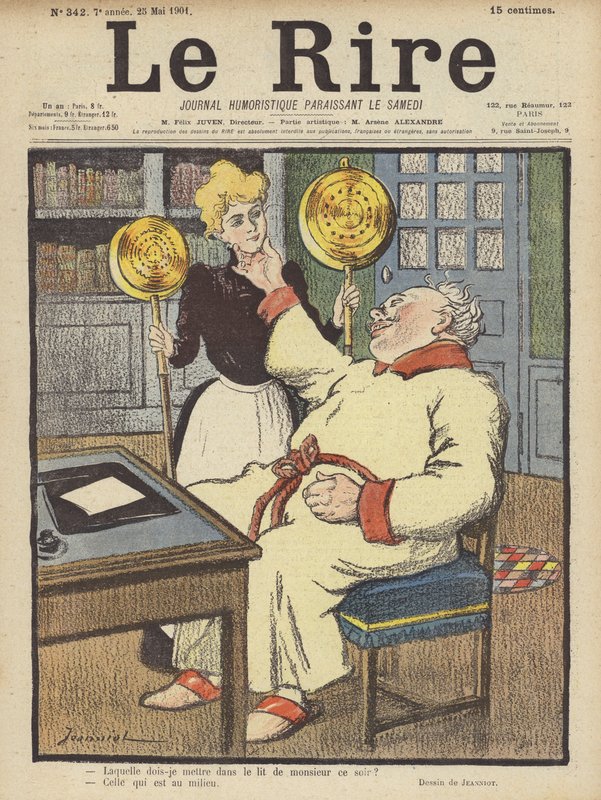 Illustration för Le Rire av Pierre Georges Jeanniot