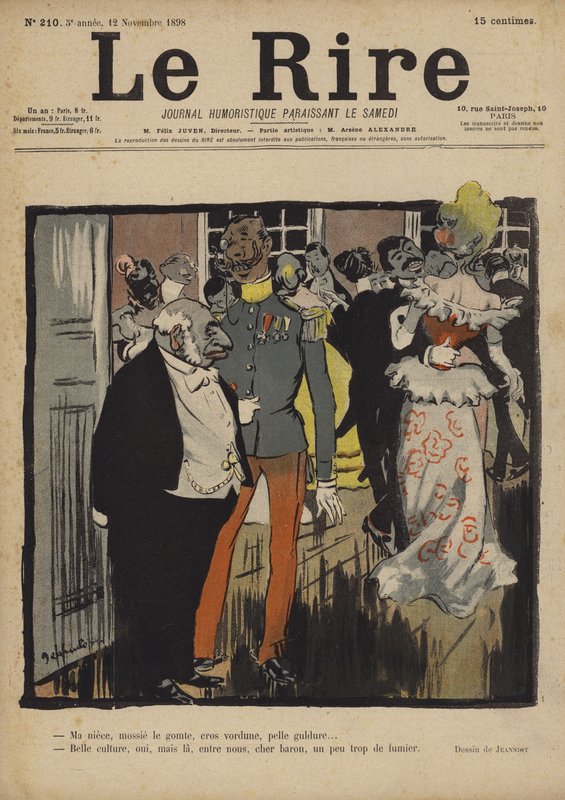 Illustration för Le Rire av Pierre Georges Jeanniot