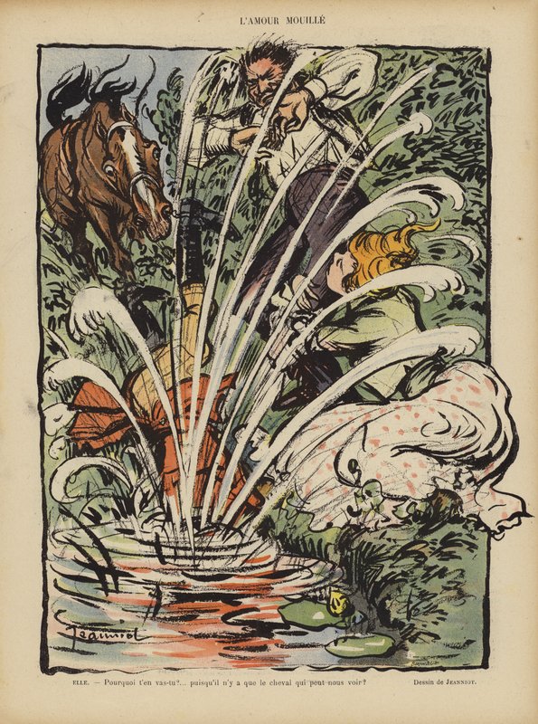 Illustration för Le Rire av Pierre Georges Jeanniot