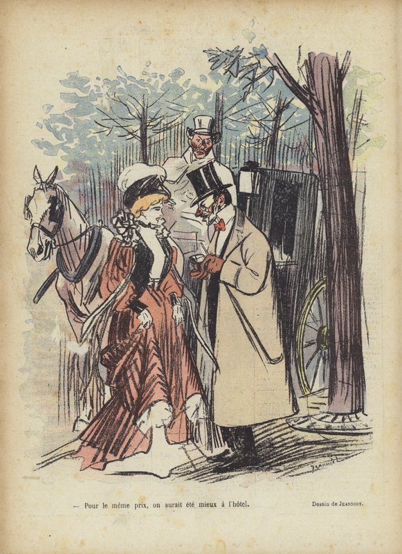 Illustration för Le Rire av Pierre Georges Jeanniot