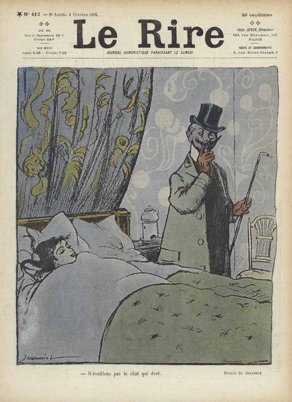 Illustration för Le Rire av Pierre Georges Jeanniot