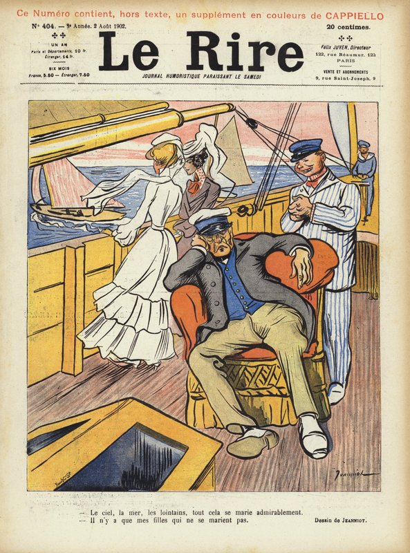 Illustration för Le Rire av Pierre Georges Jeanniot